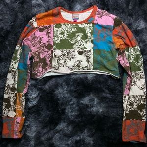 DIY super cropped long sleeve